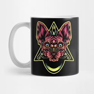 Sphynx floral color Mug